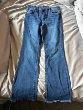 Kut from the Kloth Nicole High-Rise Dark Blue Flare Jeans for Women